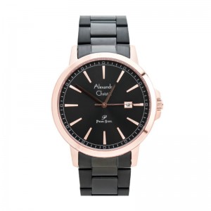Alexandre Christie AC 1014 Rosegold Black Steel Man MDBBRDG